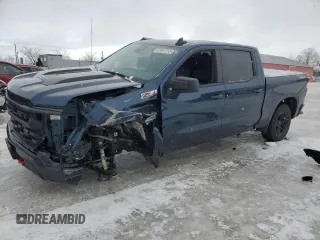 2022 Chevrolet Silverado 1500 Custom Trail Boss with VIN 3GCPDCED4NG506191, listed as a Copart auction lot 42057715 with 95,471 mi miles and Salvage Title. Bid and sale history available at DreamBid. Image 1.