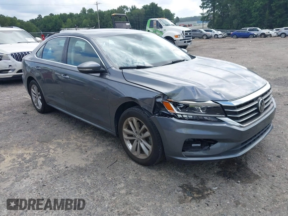 2020 Volkswagen Passat SE with VIN 1VWSA7A37LC022116, listed as a IAAI auction lot 42727604 with 97,271 mi miles and . Bid and sale history available at DreamBid. Image 1.
