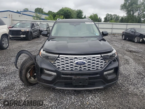 2020 Ford Explorer Platinum z VIN 1FM5K8HC8LGC56052, wystawiony jako Copart lot #61218365 z przebiegiem 35 435 mil mil oraz Szkoda całkowita • Salvage title. Historia ofert i sprzedaży dostępna na DreamBid. Obrazek 5.
