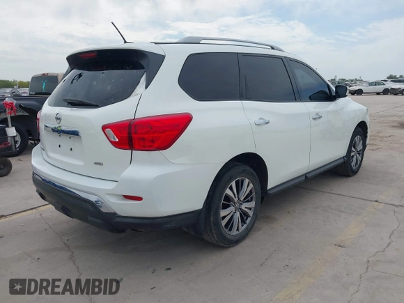 2018 Nissan Pathfinder SV with VIN 5N1DR2MM7JC621456, listed as a IAAI auction lot 42053625 with 95,226 mi miles and . Bid and sale history available at DreamBid. Image 4.