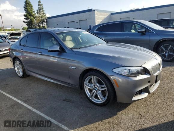 2013 BMW 5 Series 550i xDrive with VIN WBAFU9C58DDY70388, listed as a Copart auction lot 78500474 with 38,005 mi miles and Clean Title. Bid and sale history available at carsss.com. Image 4.