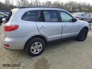 2009 Hyundai Santa Fe GLS with VIN 5NMSG13D89H278280, listed as a Copart auction lot 49983635 with 285,977 mi miles and Clean Title. Bid and sale history available at carsss.com. Image 3.