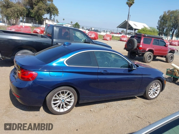 2015 BMW 2 Series 228i with VIN WBA1F9C59FVW98387, listed as a IAAI auction lot 42518807 with 79,848 mi miles and . Bid and sale history available at DreamBid. Image 13.
