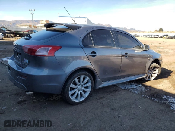 2011 Mitsubishi Lancer GTS with VIN JA32X8HWXBU009763, listed as a Copart auction lot 83205854 with 118,897 mi miles and Salvage Title. Bid and sale history available at carsss.com. Image 3.