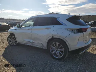 2021 Infiniti QX50 SENSORY with VIN 3PCAJ5CB7MF100714, listed as a Copart auction lot 82165954 with 71,978 mi miles and Salvage Title. Bid and sale history available at carsss.com. Image 2.