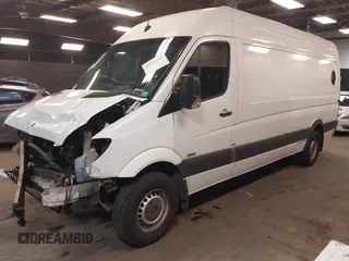 2012 Mercedes-Benz Sprinter Cargo with VIN WD3PE8CC7C5612623, listed as a IAAI auction lot 42114181 with 233,039 mi miles. Bid and sale history available at carsss.com. Image 2.