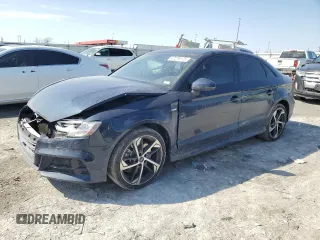 2020 Audi A3 Sedan S line Premium with VIN WAUBEGFF1LA096201, listed as a Copart auction lot 47276175 with 107,624 mi miles and Salvage Title. Bid and sale history available at carsss.com. Image 1.