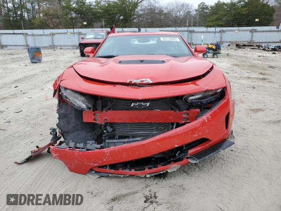 2022 Chevrolet Camaro LT1 with VIN 1G1FF1R7XN0128728, listed as a Copart auction lot 49118065 with 5,001 mi miles and Salvage Title. Bid and sale history available at carsss.com. Image 5.