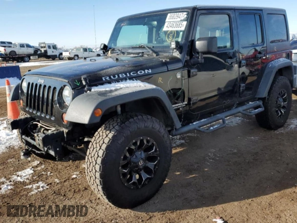 2012 Jeep Wrangler Unlimited Rubicon with VIN 1C4HJWFG2CL260944, listed as a Copart auction lot 43463685 with 151,979 mi miles and Salvage title. Bid and sale history available at DreamBid. Image 1.