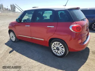 2015 FIAT 500L Lounge with VIN ZFBCFACH2FZ033057, listed as a Copart auction lot 69290514 with 57,905 mi miles and Salvage Title. Bid and sale history available at carsss.com. Image 2.