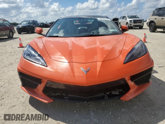 2021 Chevrolet Corvette 2LT with VIN 1G1YB3D44M5112278, listed as a Copart auction lot 73729174 with 0 mi miles and Salvage Title. Bid and sale history available at carsss.com. Image 5.