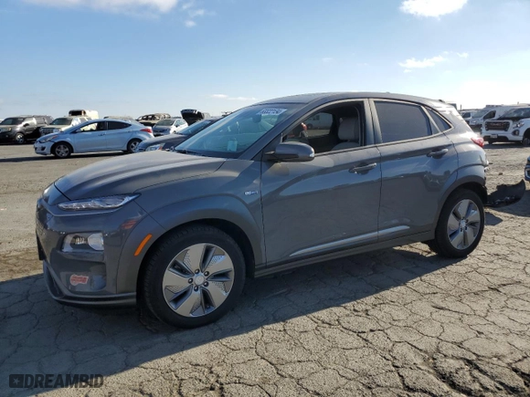 2020 Hyundai Kona Electric Ultimate with VIN KM8K53AG3LU064839, listed as a Copart auction lot 63322134 with 57,534 mi miles and Salvage Title. Bid and sale history available at carsss.com. Image 1.