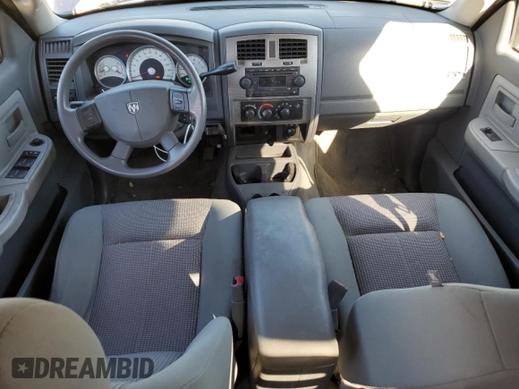 2007 Dodge Dakota SLT with VIN 1D7HW48P57S199996, listed as a Copart auction lot 80783804 with 180,220 mi miles and Salvage Title. Bid and sale history available at carsss.com. Image 8.