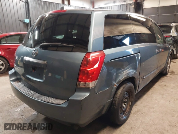 2008 Nissan Quest SL with VIN 5N1BV28U68N118044, listed as a IAAI auction lot 41311739 with 87,066 mi miles. Bid and sale history available at carsss.com. Image 4.
