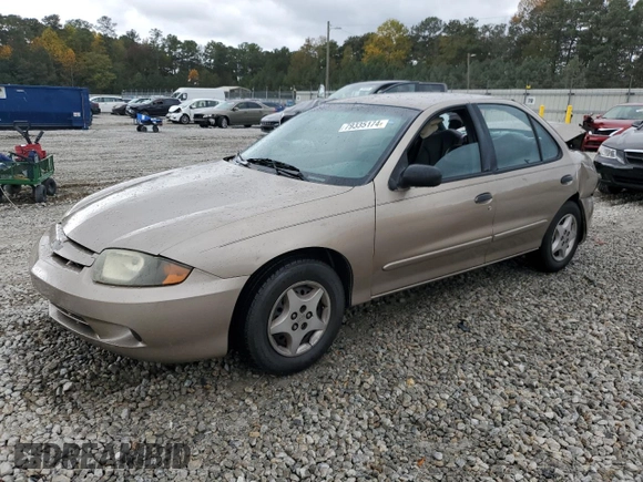 2004 Chevrolet Cavalier with VIN 1G1JC52F447271952, listed as a Copart auction lot 79335174 with Not Provided miles and Salvage Title. Bid and sale history available at carsss.com. Image 1.