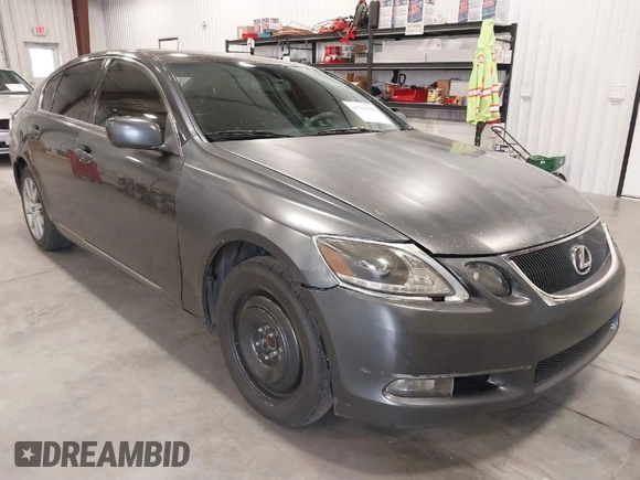 2006 Lexus GS 300 with VIN JTHCH96S660004998, listed as a IAAI auction lot 41761898 with 195,522 mi miles. Bid and sale history available at carsss.com. Image 1.