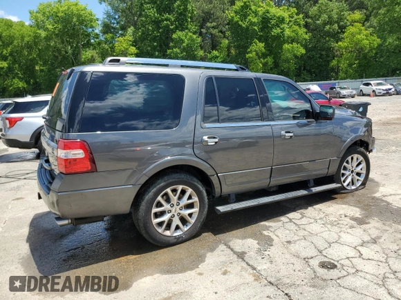 2017 Ford Expedition Limited с VIN 1FMJU1KT6HEA32175, выставлен на аукционе Copart как лот 56125555 с пробегом Не указан миль и Списание • Salvage title. История ставок и продаж доступна на DreamBid. Изображение 3.