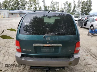 2004 Kia Sedona LX with VIN KNDUP131446581402, listed as a Copart auction lot 68083144 with 171,868 mi miles and Clean Title. Bid and sale history available at carsss.com. Image 6.