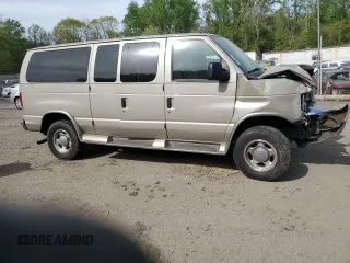 2013 Ford Econoline Cargo Commercial with VIN 1FTNE1EL3DDA02131, listed as a Copart auction lot 54057485 with 63,630 mi miles and Salvage title. Bid and sale history available at DreamBid. Image 4.