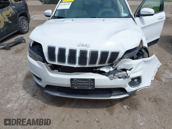 2019 Jeep Cherokee Limited with VIN 1C4PJLDB1KD387310, listed as a IAAI auction lot 42190270 with 96,635 mi miles and . Bid and sale history available at DreamBid. Image 6.