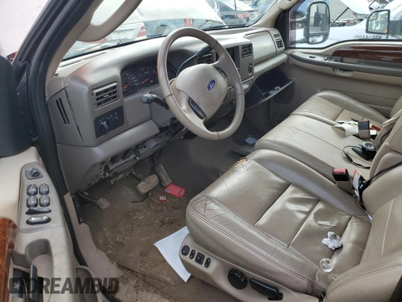 2003 Ford F-350 XL with VIN 1FTSW31F13EA13259, listed as a Copart auction lot 80345954 with 209,898 mi miles and Salvage title. Bid and sale history available at DreamBid. Image 8.