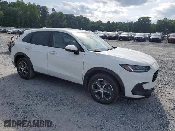 2024 Honda HR-V EX-L with VIN 3CZRZ1H7XRM712668, listed as a Copart auction lot 57045915 with 15,729 mi miles and Salvage title. Bid and sale history available at DreamBid. Image 4.
