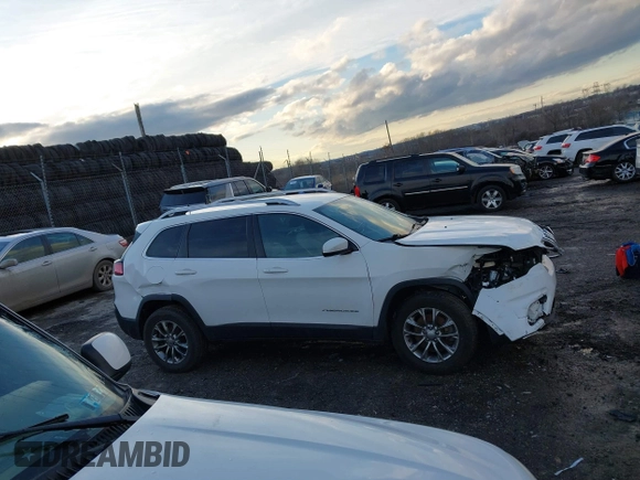 2019 Jeep Cherokee Latitude Plus with VIN 1C4PJMLX2KD254946, listed as a IAAI auction lot 41581777 with 49,748 mi miles. Bid and sale history available at carsss.com. Image 13.