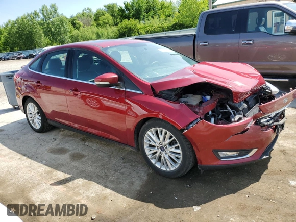 2017 Ford Focus Titanium with VIN 1FADP3J28HL209081, listed as a Copart auction lot 59171635 with 120,201 mi miles and Salvage title. Bid and sale history available at DreamBid. Image 4.