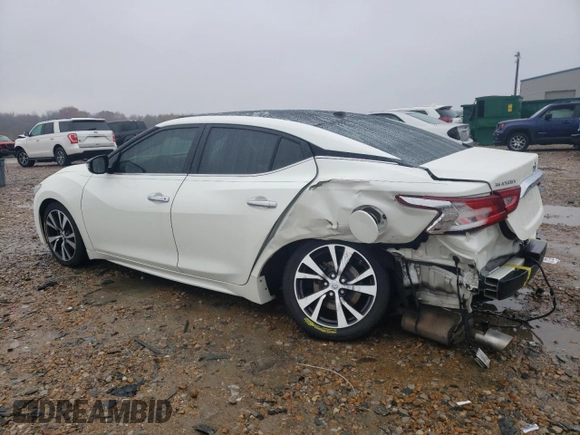2016 Nissan Maxima SL with VIN 1N4AA6AP7GC905950, listed as a Copart auction lot 77975563 with 74,157 mi miles and Salvage Title. Bid and sale history available at DreamBid. Image 2.