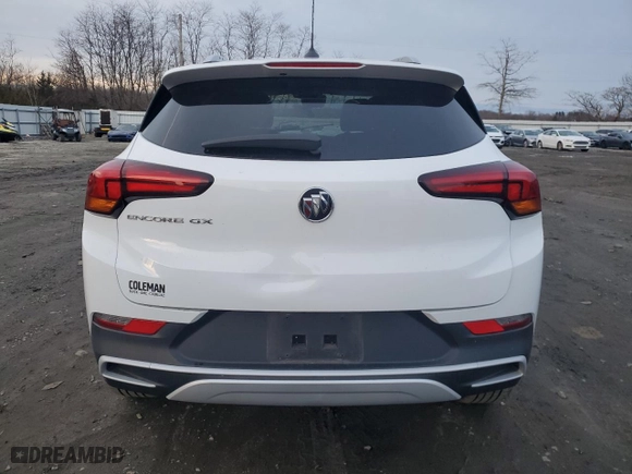 2021 Buick Encore GX Select with VIN KL4MMDS20MB129646, listed as a Copart auction lot 85542964 with NaN miles and Salvage Title. Bid and sale history available at carsss.com. Image 6.