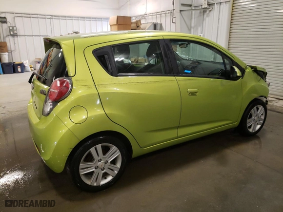 2013 Chevrolet Spark LS with VIN KL8CB6S92DC539013, listed as a Copart auction lot 48932915 with 116,822 mi miles and Salvage Title. Bid and sale history available at carsss.com. Image 3.