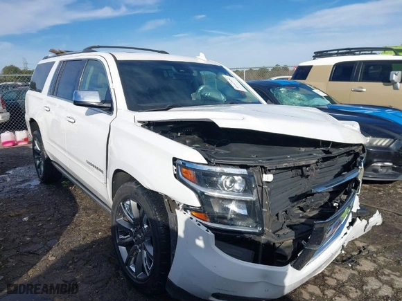 2017 Chevrolet Suburban Premier with VIN 1GNSKJKC9HR117378, listed as a IAAI auction lot 41610682 with 1 mi miles. Bid and sale history available at carsss.com. Image 1.