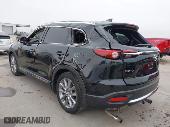2021 Mazda CX-9 Carbon Edition with VIN JM3TCADY8M0529591, listed as a IAAI auction lot 41502174 with 78,630 mi miles. Bid and sale history available at carsss.com. Image 3.