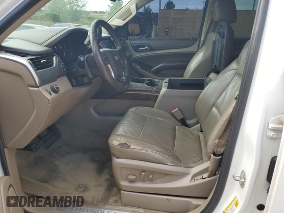 2015 Chevrolet Suburban LT with VIN 1GNSCJKC9FR541167, listed as a Copart auction lot 57051725 with Not provided miles and Salvage title. Bid and sale history available at DreamBid. Image 7.
