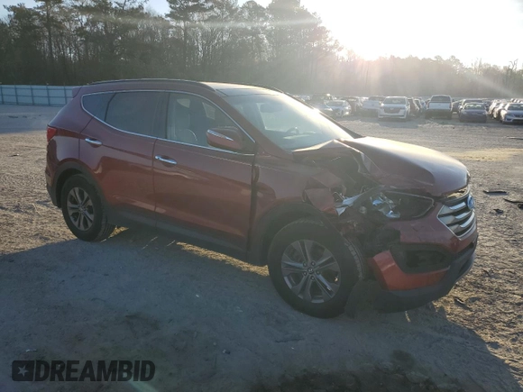 2014 Hyundai Santa Fe z VIN 5XYZUDLB1EG220961, wystawiony jako Copart lot #49885335 z przebiegiem 108 097 mil mil oraz Szkoda całkowita • Salvage title. Historia ofert i sprzedaży dostępna na DreamBid. Obrazek 4.