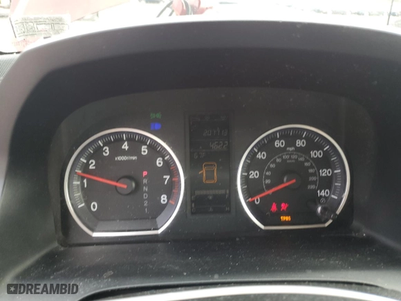 2009 Honda CR-V EX-L with VIN JHLRE48739C015267, listed as a Copart auction lot 53178785 with 207,713 mi miles and Salvage Title. Bid and sale history available at carsss.com. Image 9.
