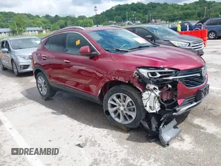 2023 Buick Encore GX Essence with VIN KL4MMGSL6PB117256, listed as a IAAI auction lot 42242121 with 38,167 mi miles and . Bid and sale history available at DreamBid. Image 1.