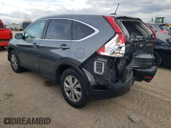 2014 Honda CR-V EX-L with VIN 2HKRM4H74EH648388, listed as a Copart auction lot 75747274 with 63,100 mi miles and Salvage Title. Bid and sale history available at carsss.com. Image 2.