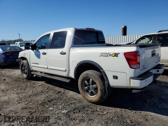 2015 Nissan Titan SL with VIN 1N6BA0ECXFN503956, listed as a Copart auction lot 80520844 with 107,989 mi miles and Salvage Title. Bid and sale history available at carsss.com. Image 2.
