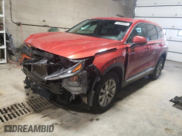 2020 Hyundai Santa Fe SE with VIN 5NMS2CAD5LH191893, listed as a Copart auction lot 41369023 with 14,341 mi miles and . Bid and sale history available at DreamBid. Image 1.
