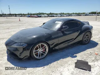 2021 Toyota GR Supra 3.0 with VIN WZ1DB0C08MW045716, listed as a Copart auction lot 48882635 with 12,532 mi miles and Clean Title. Bid and sale history available at carsss.com. Image 1.