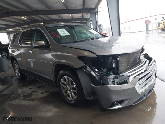 2019 Chevrolet Traverse LT Cloth with VIN 1GNEVGKW1KJ135509, listed as a IAAI auction lot 41283639 with 77,327 mi miles. Bid and sale history available at carsss.com. Image 1.