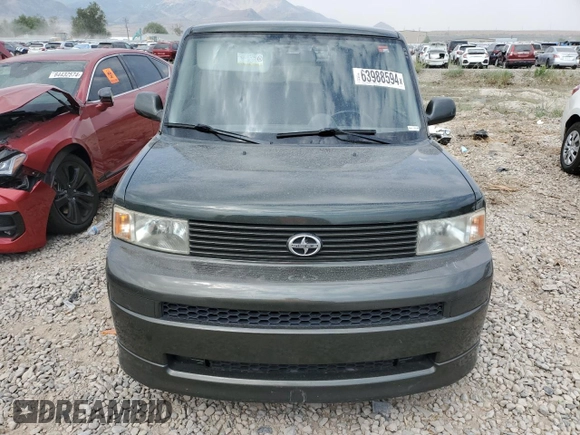 2005 Scion xB with VIN JTLKT334254021324, listed as a Copart auction lot 63988594 with 131,410 mi miles and Salvage Title. Bid and sale history available at carsss.com. Image 5.