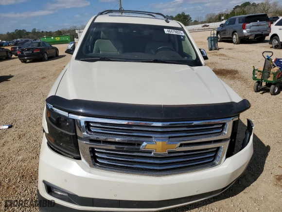 2015 Chevrolet Tahoe LTZ with VIN 1GNSCCKCXFR102314, listed as a Copart auction lot 48479825 with 218,901 mi miles and Salvage Title. Bid and sale history available at carsss.com. Image 5.