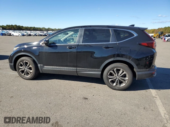 2021 Honda CR-V EX-L with VIN 7FARW2H80ME020658, listed as a Copart auction lot 70383074 with 17,535 mi miles and Salvage Title. Bid and sale history available at DreamBid. Image 2.