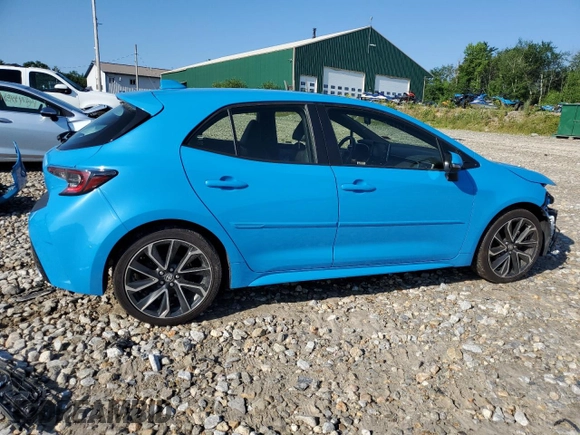 2019 Toyota Corolla Hatchback SE with VIN JTNK4RBE0K3005254, listed as a Copart auction lot 63080774 with 80,775 mi miles and Salvage Title. Bid and sale history available at carsss.com. Image 3.