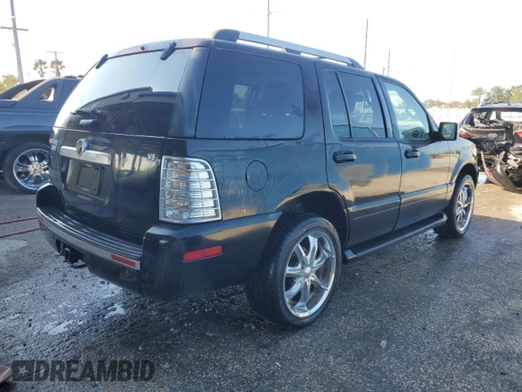 2006 Mercury Mountaineer Premier with VIN 4M2EU38836UJ07920, listed as a Copart auction lot 88549875 with 196,603 mi miles and Salvage Title. Bid and sale history available at carsss.com. Image 3.