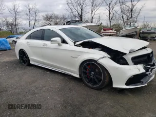 2015 Mercedes-Benz CLS-Class CLS 63 AMG S-Model with VIN WDDLJ7GB9FA156024, listed as a Copart auction lot 50621274 with 94,479 mi miles. Bid and sale history available at carsss.com. Image 4.