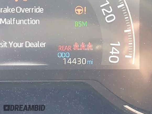 2023 Toyota RAV4 Hybrid XSE with VIN 2T3E6RFV1PW038080, listed as a IAAI auction lot 42518107 with 14,430 mi miles and . Bid and sale history available at DreamBid. Image 15.