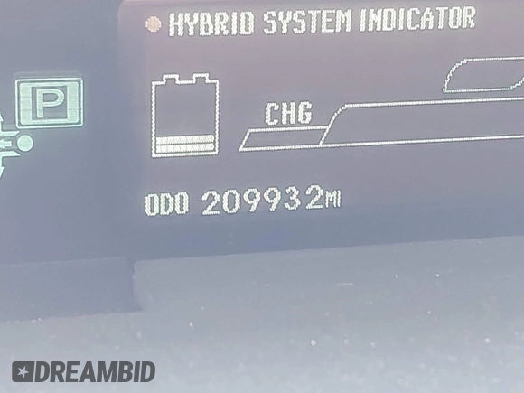 2011 Toyota Prius I with VIN JTDKN3DU9B0260439, listed as a IAAI auction lot 42134988 with 209,932 mi miles and . Bid and sale history available at DreamBid. Image 15.
